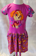 Pink dog pocket dress