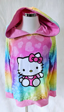 Rainbow Kitty Jumper with added hood