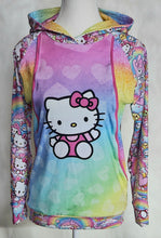 Rainbow kitty design 2 hoodie