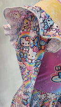 Rainbow butterfly kitty dress