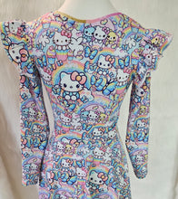 Rainbow butterfly kitty dress