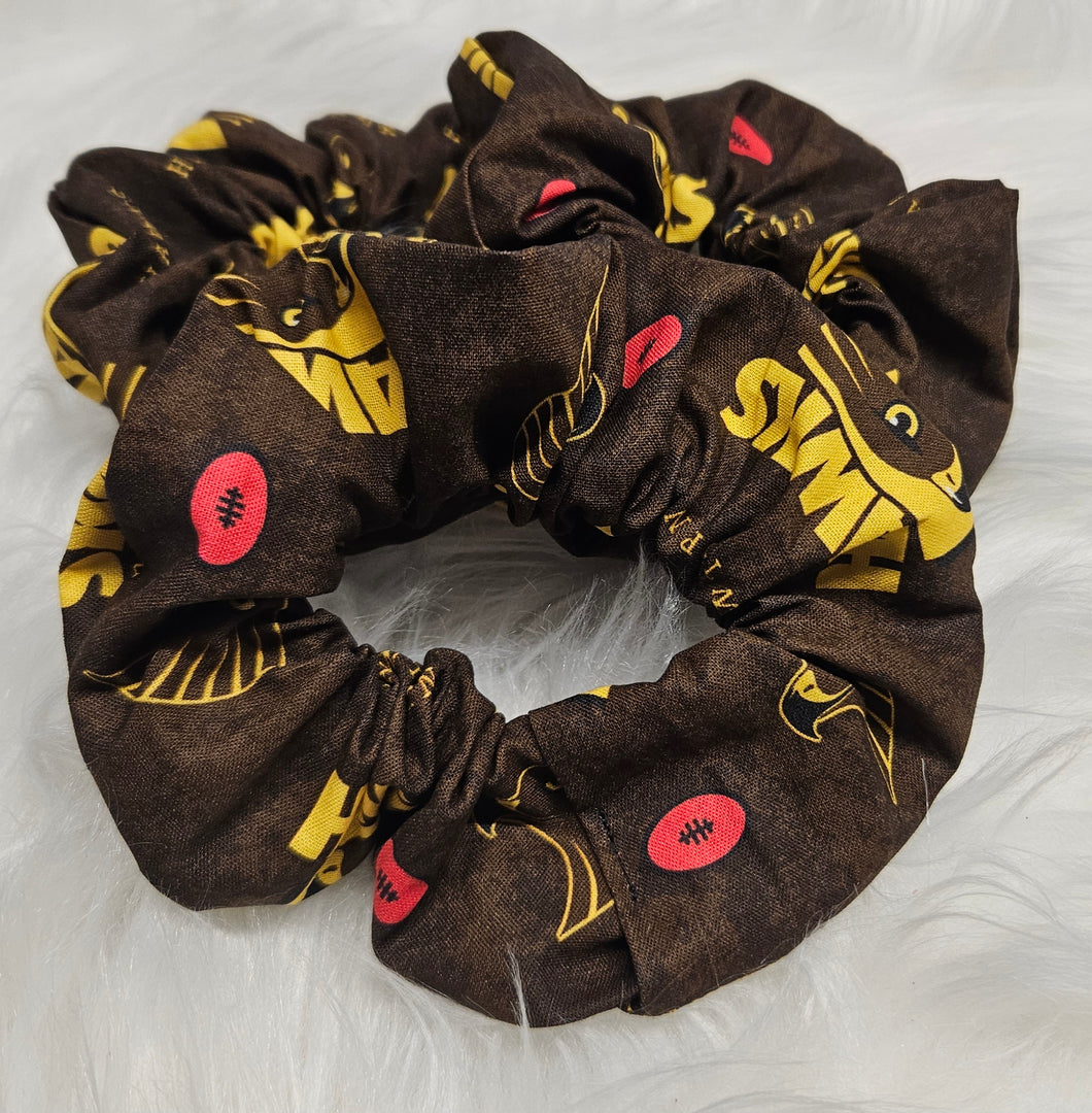 Hawthorn hawks scrunchie