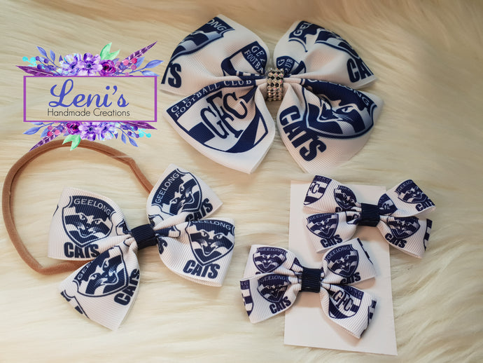 Geelong cats bows