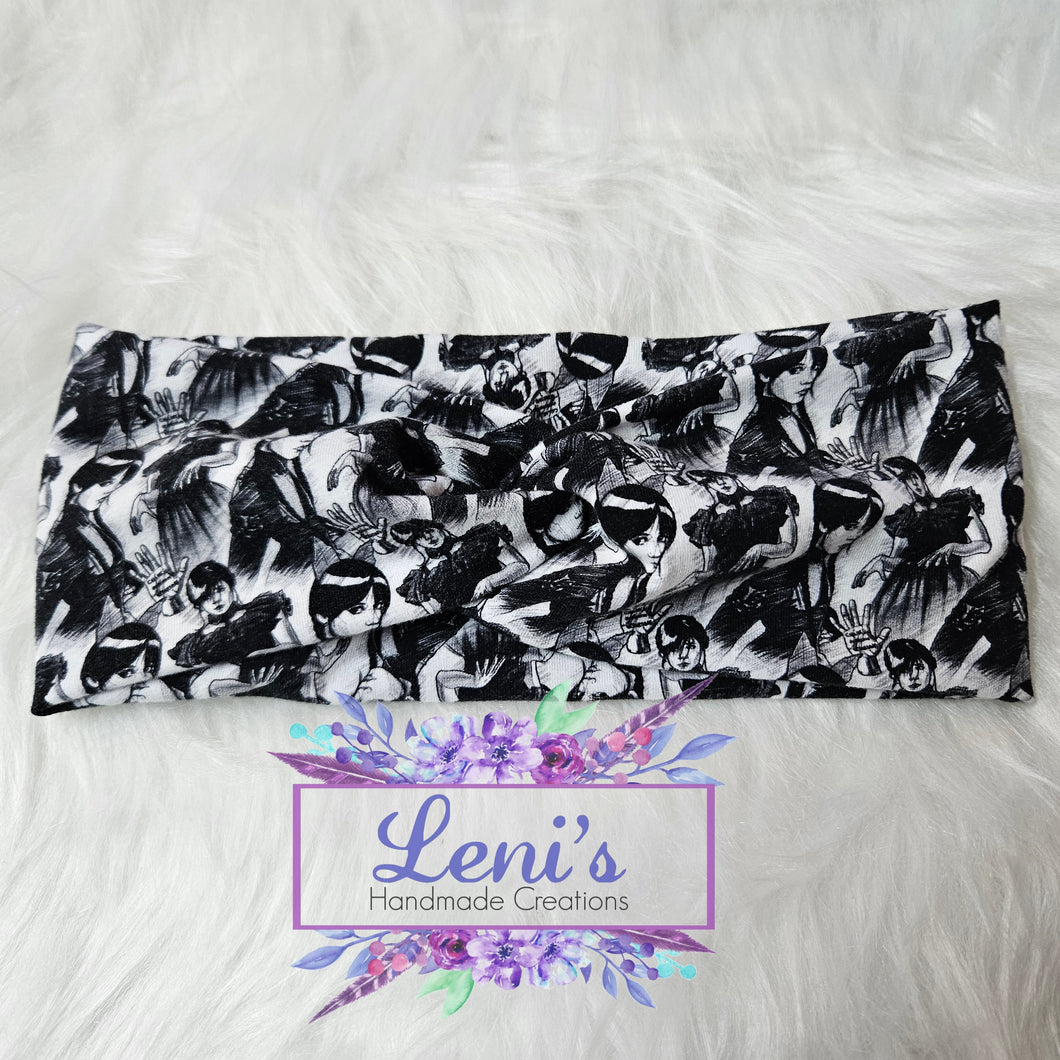 Wednesday twist knot headband