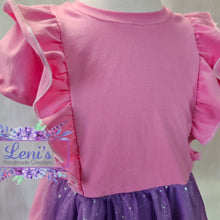 Pink ruffles dress