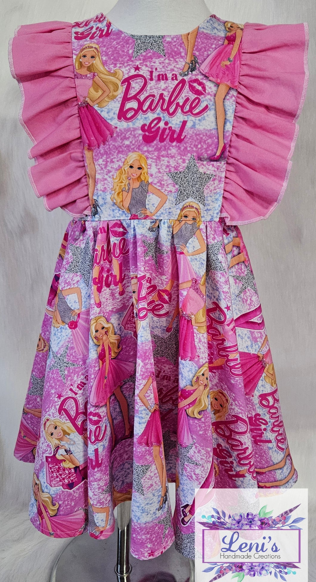 I'm a Barbie girl dress Leni's Handmade Creations I'm a Barbie girl dress Leni's Handmade Creations