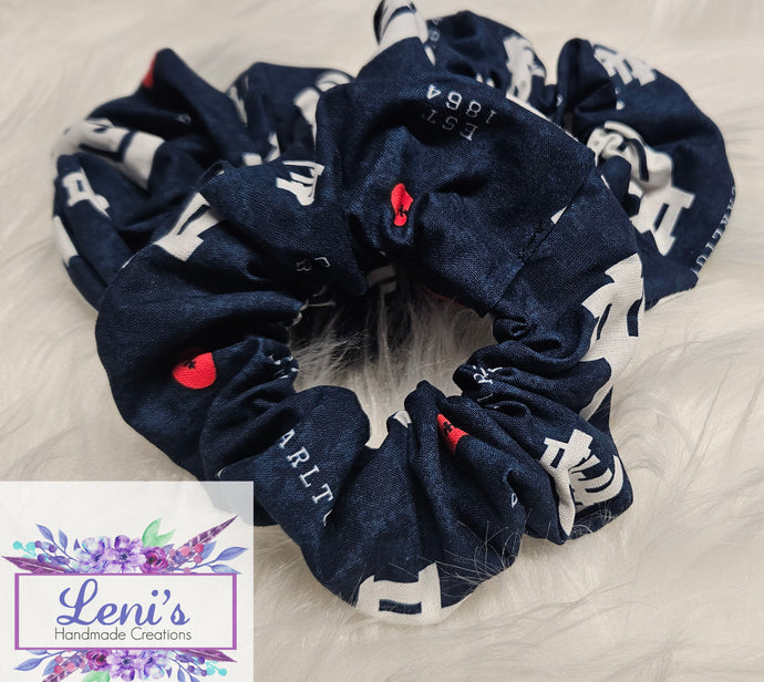 Carlton blues scrunchie