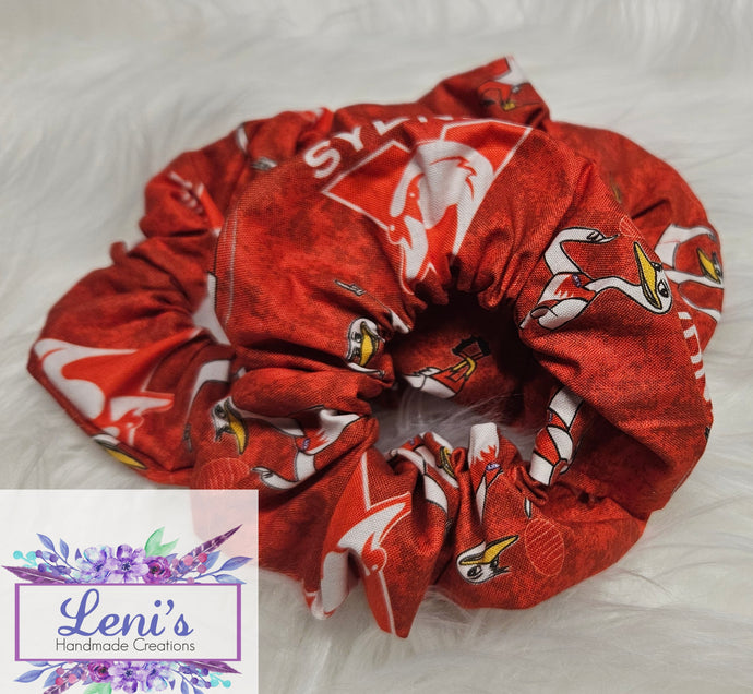 Sydney swans scrunchie