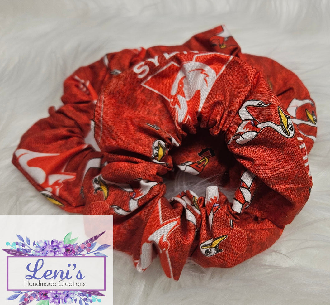 Sydney swans scrunchie