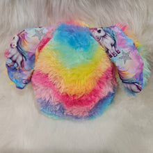 Rainbow unicorn bunny