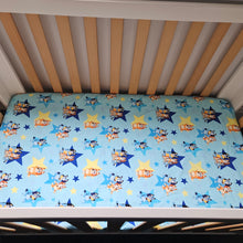Bluey stars exclusive fitted cot sheet