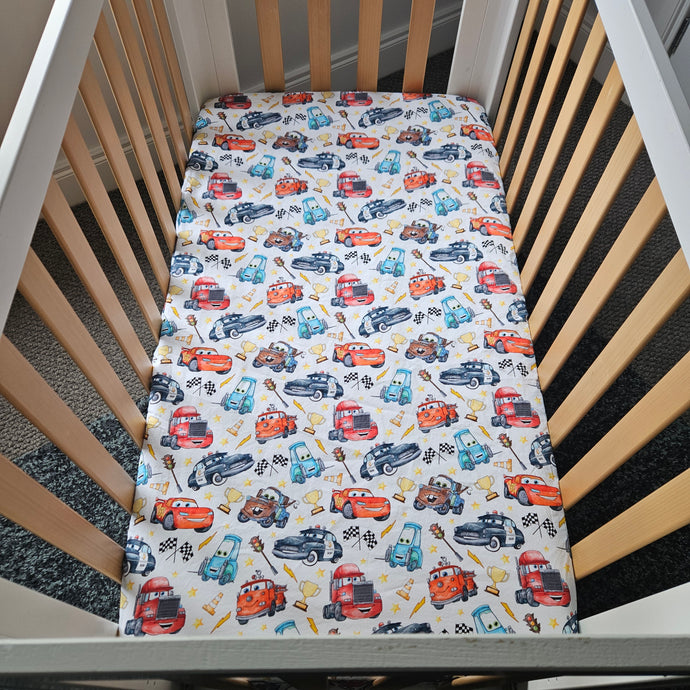 Cars fitted cot sheet