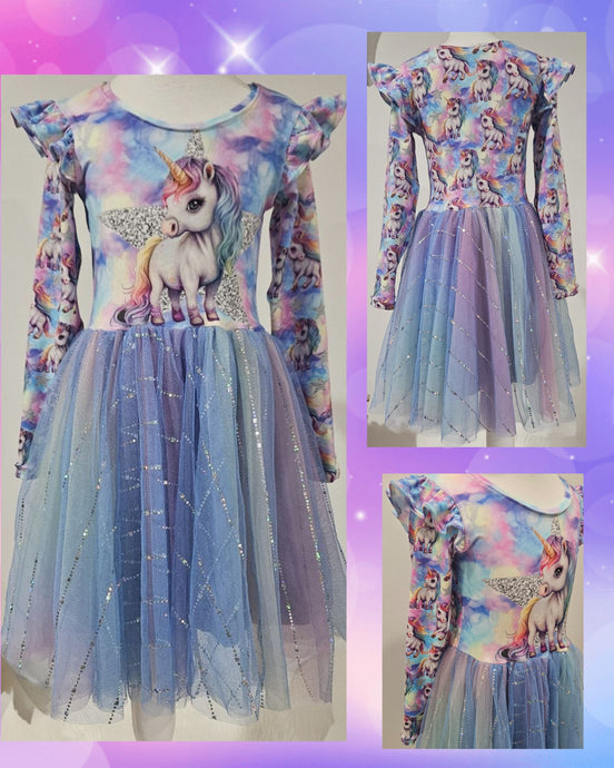 Star Unicorn tulle dress