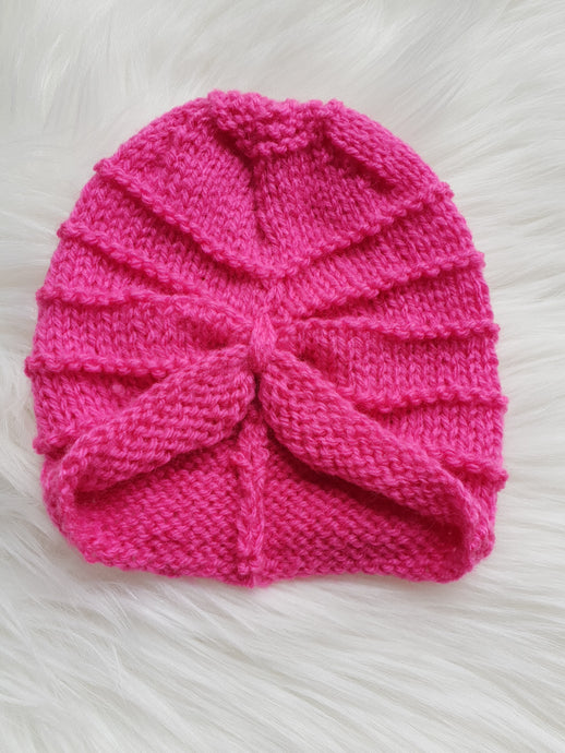3 month turban style Beanie