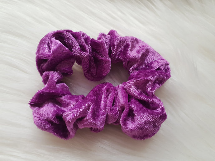 Velvet scrunchie