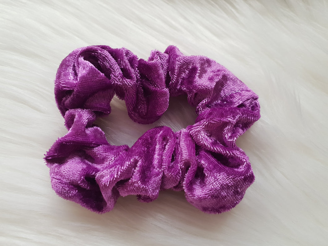 Velvet scrunchie
