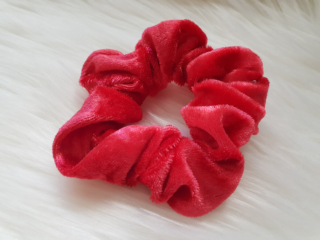 Velvet scrunchie