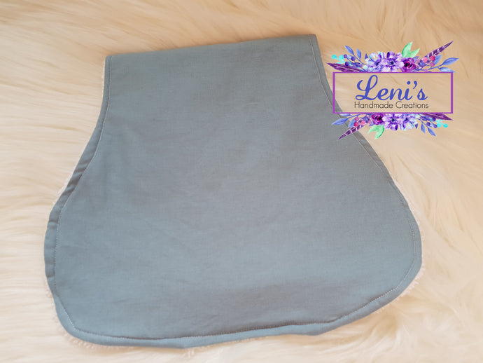 Blue burp cloth