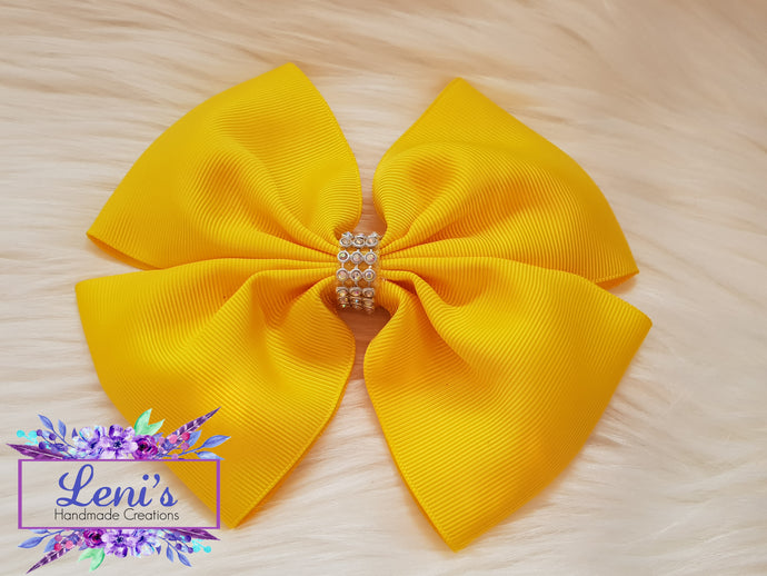 Yellow large bow