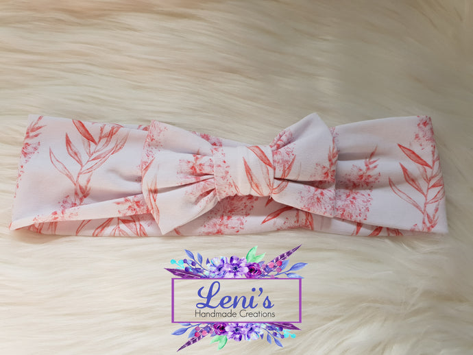 Fabric bow headband