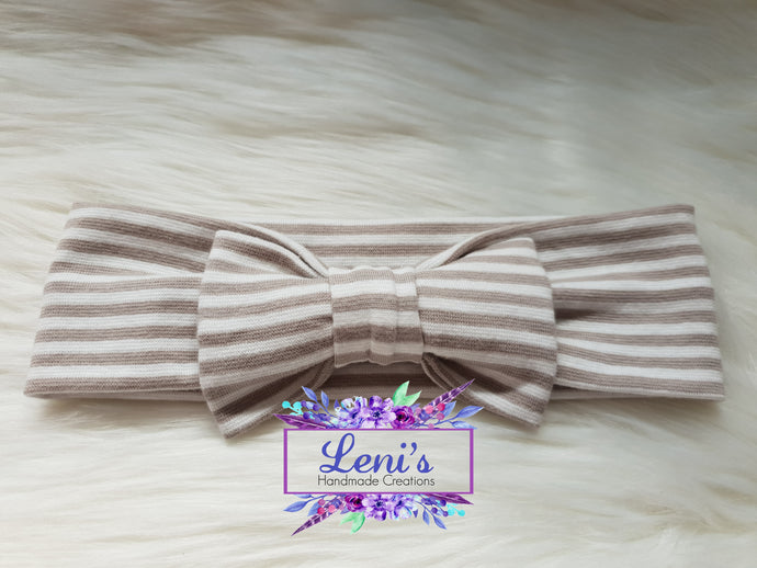 Fabric bow headband