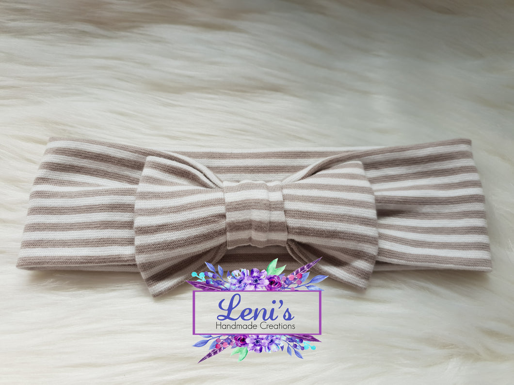 Fabric bow headband