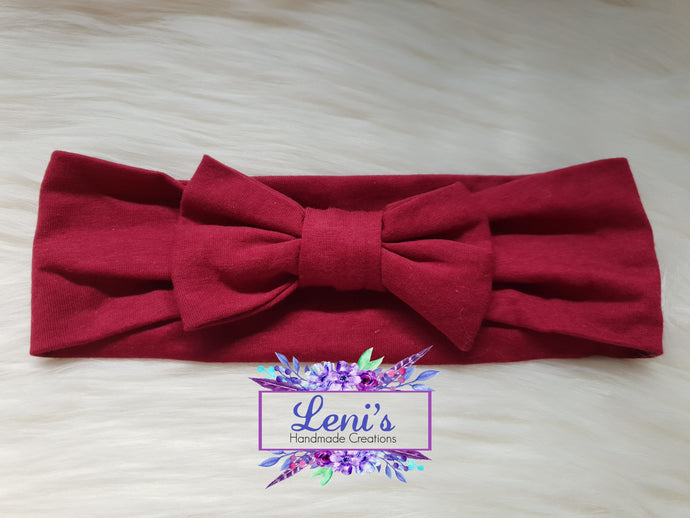 Fabric bow headband