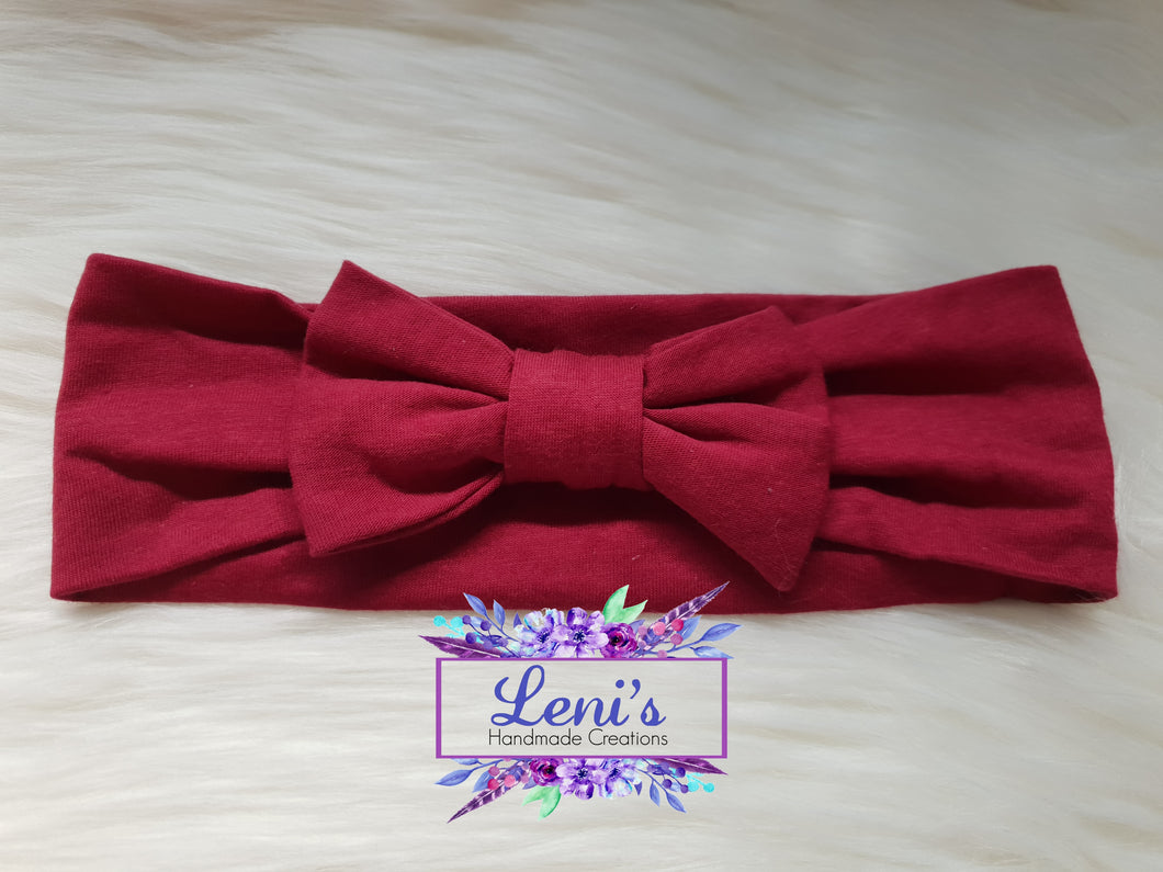 Fabric bow headband