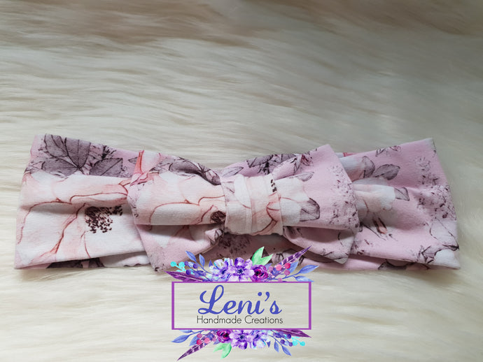 Fabric bow headband