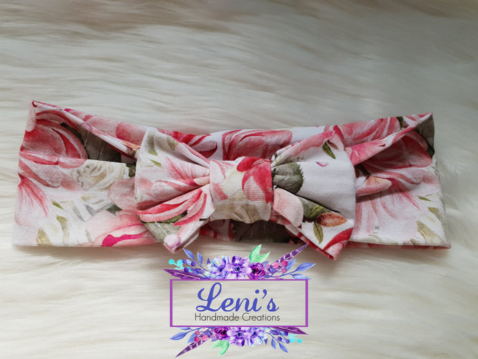 Fabric bow headband