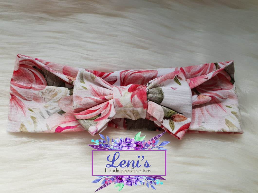 Fabric bow headband