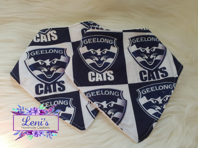 Geelong cats dribble bib