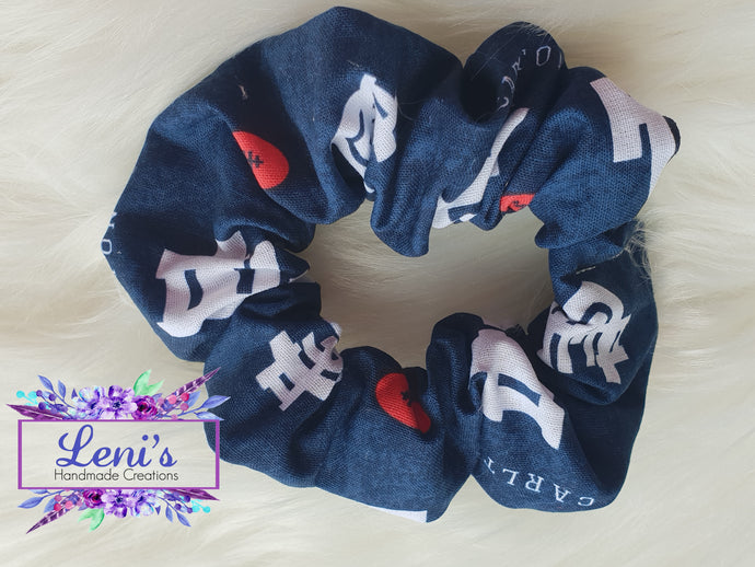 Carlton blues scrunchie